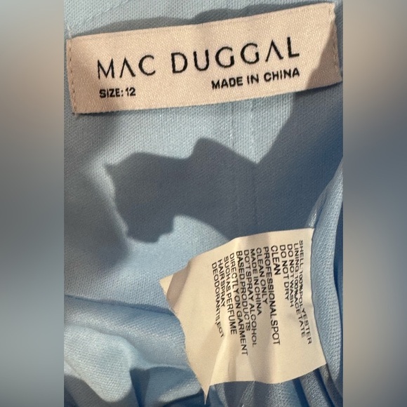 Strapless Straight Neckline Ruffle Layer A-line Dress by Mac Duggal Style 20529 - Picture 7 of 8